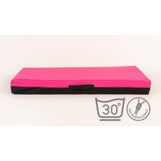 Pet bed - pink Oxford material